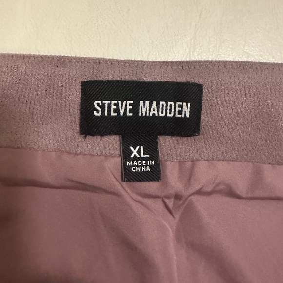 Steve Madden Mauve Suede Mini Skirt - Picture 3 of 3